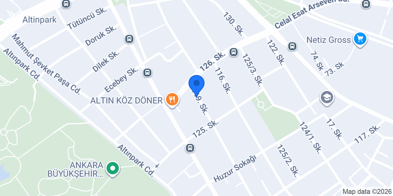 Arc Eğitim Araçları konumu