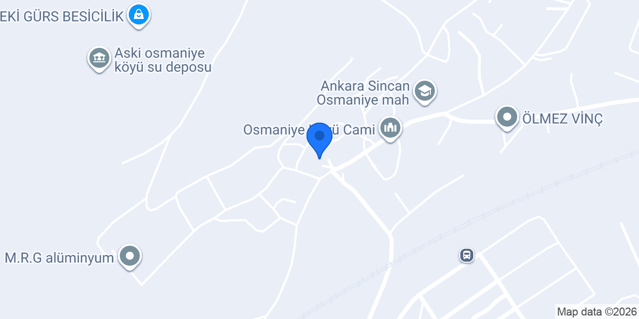 OSMANİYE SİNCAN EMLAK konumu