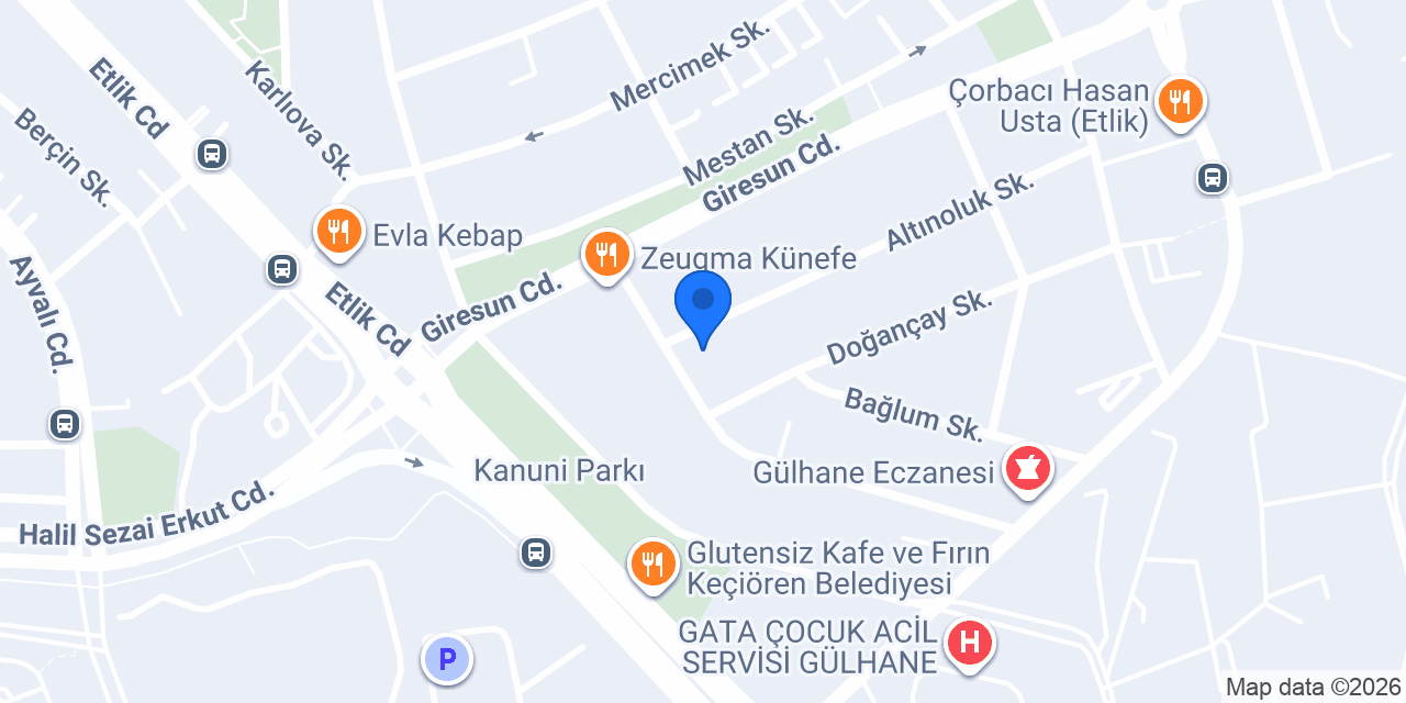 Gata Veteriner Kliniği konumu