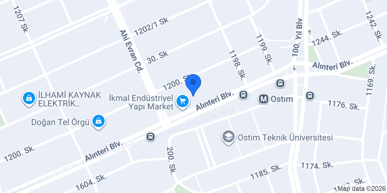 Alınteri İnşaat Malzemeleri konumu