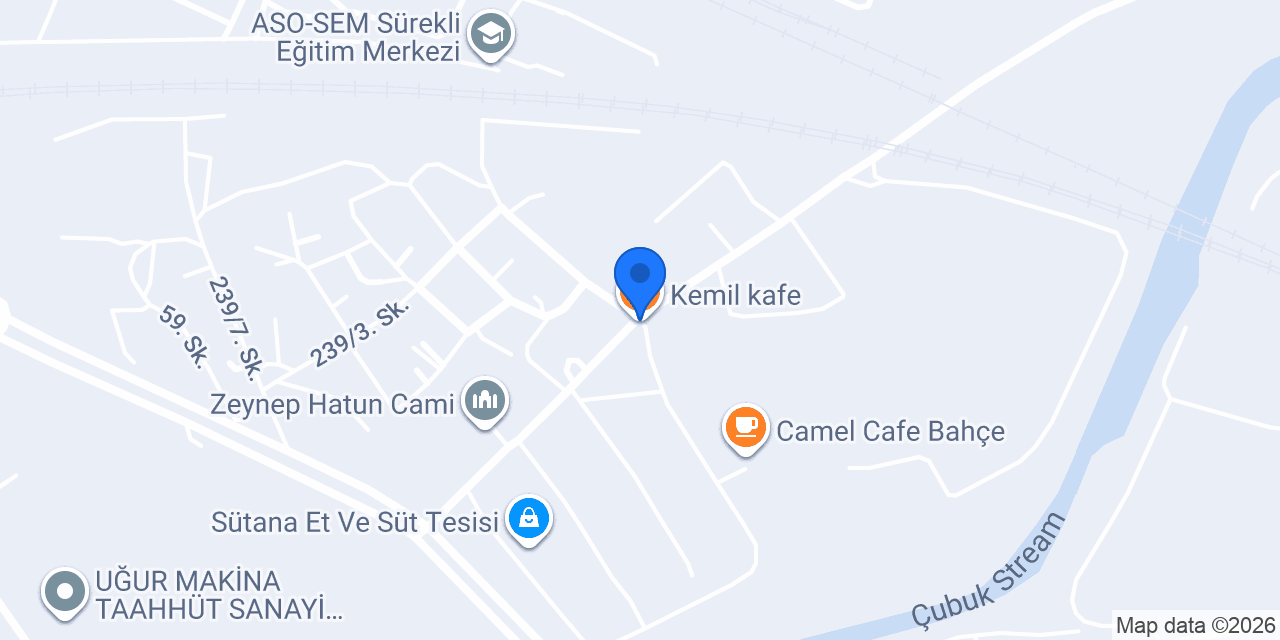 Kemil kafe konumu