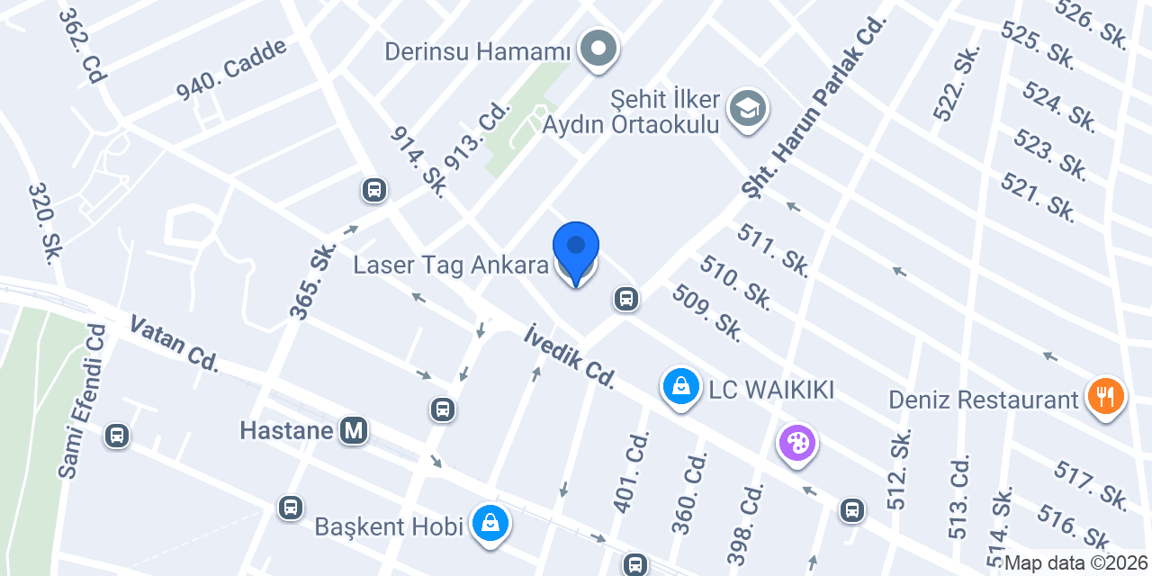 Laser Tag Ankara konumu
