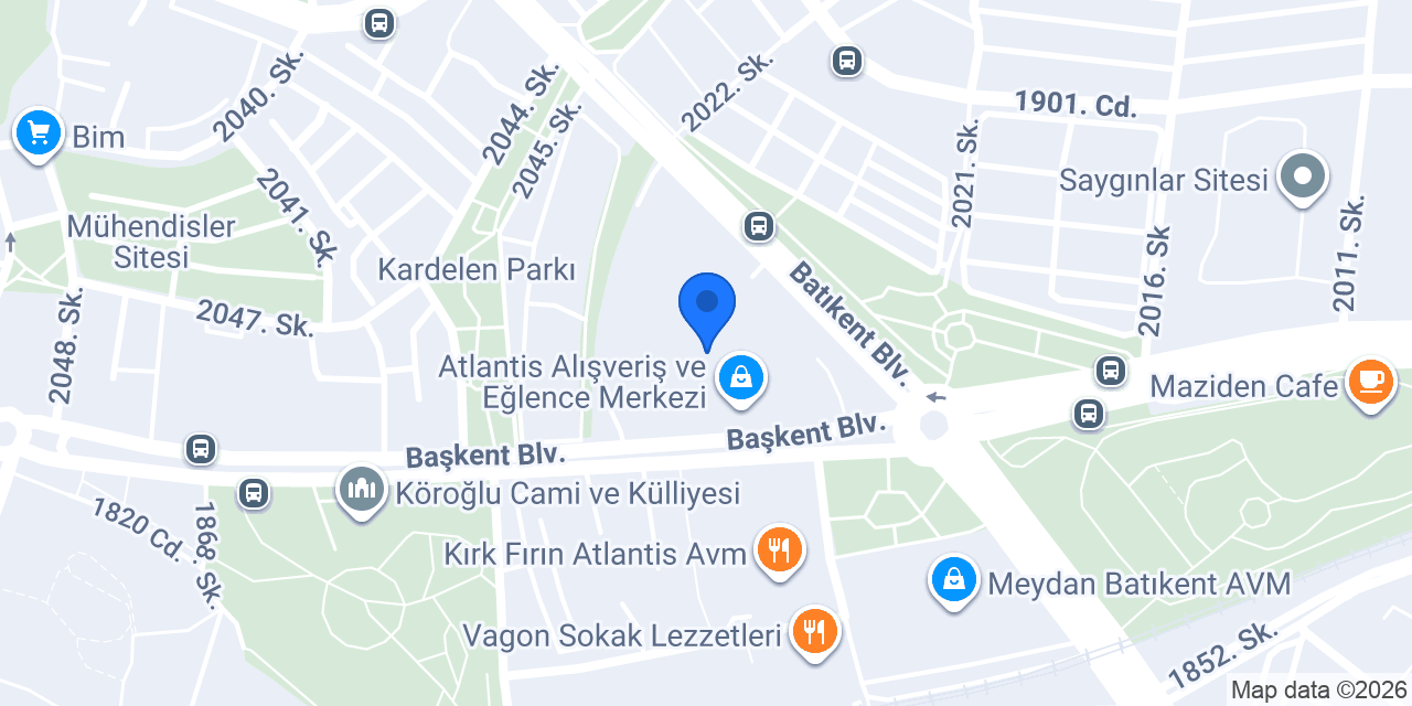 Dry Center Atlantis Kuru Temizleme konumu