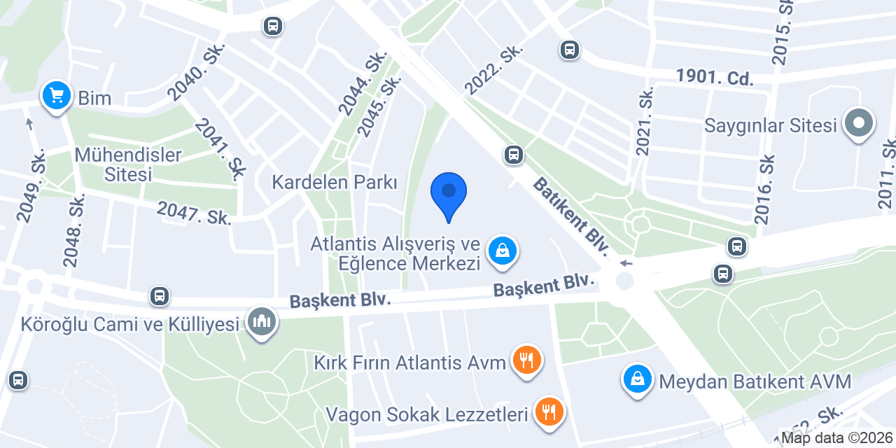 Kajun Batıkent konumu