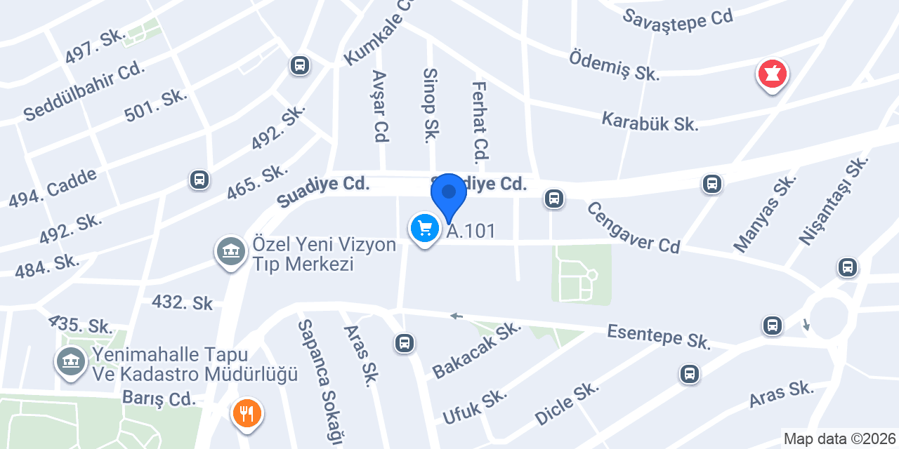Serap Bayan Kuaförü konumu