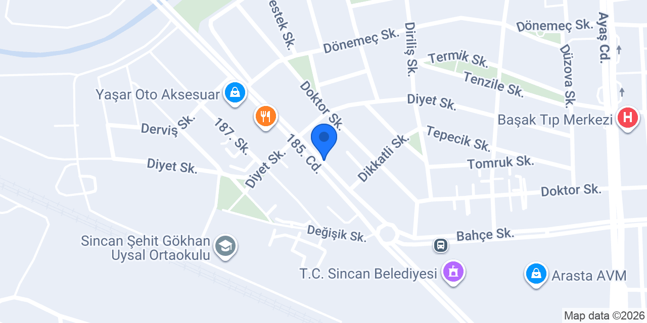 Sare Otomatik Kapı Sistemleri konumu