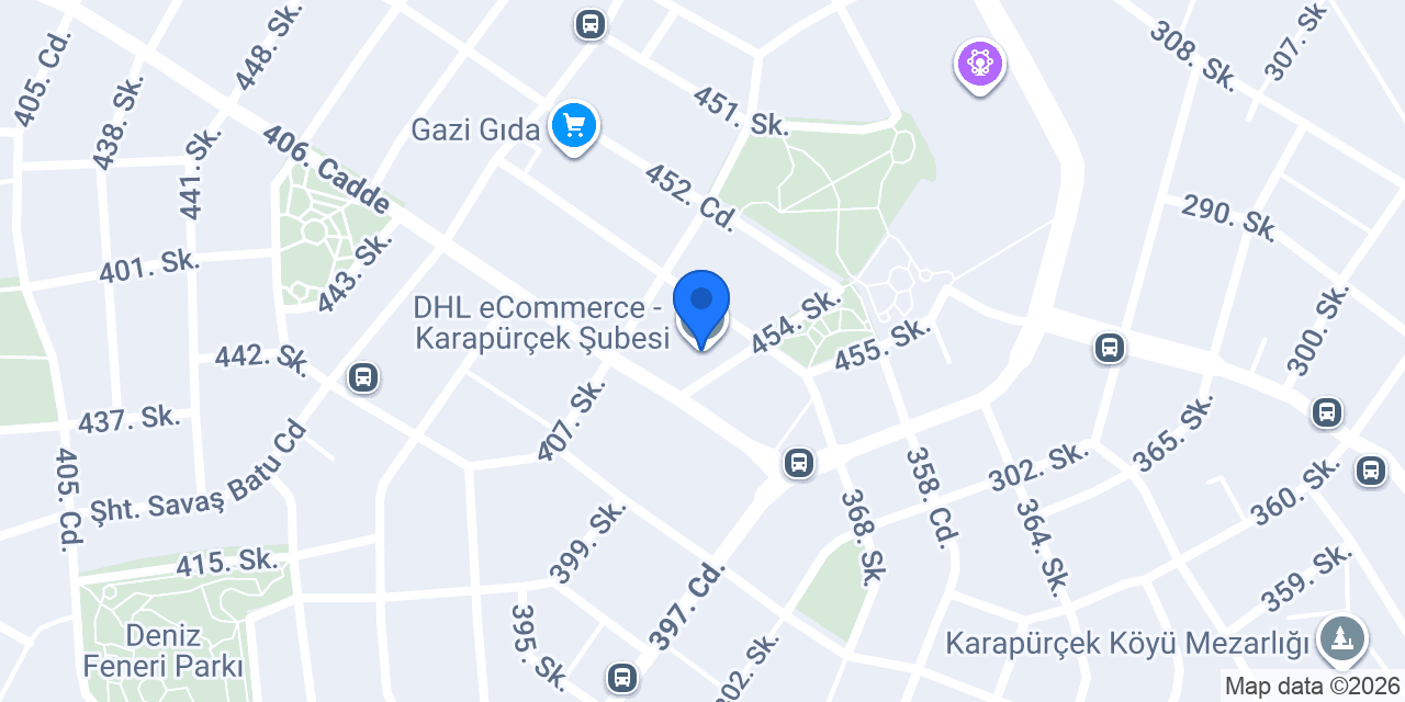 DHL eCommerce - Karapürçek Şubesi konumu
