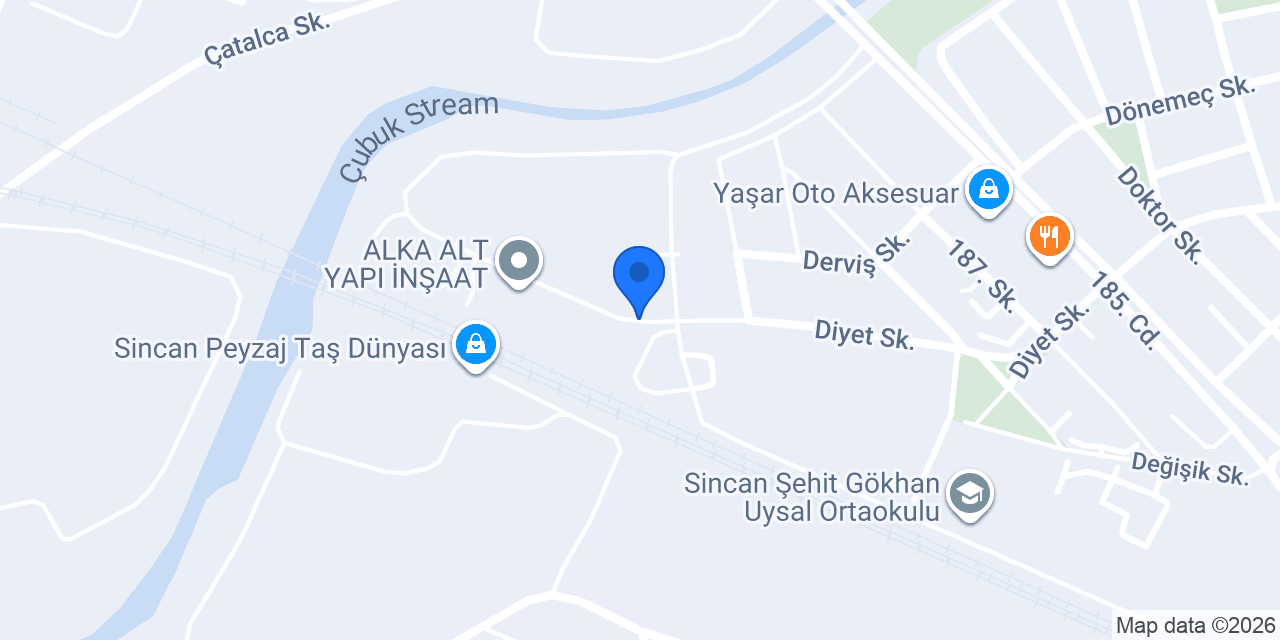 Sarıkaya Altyapı konumu