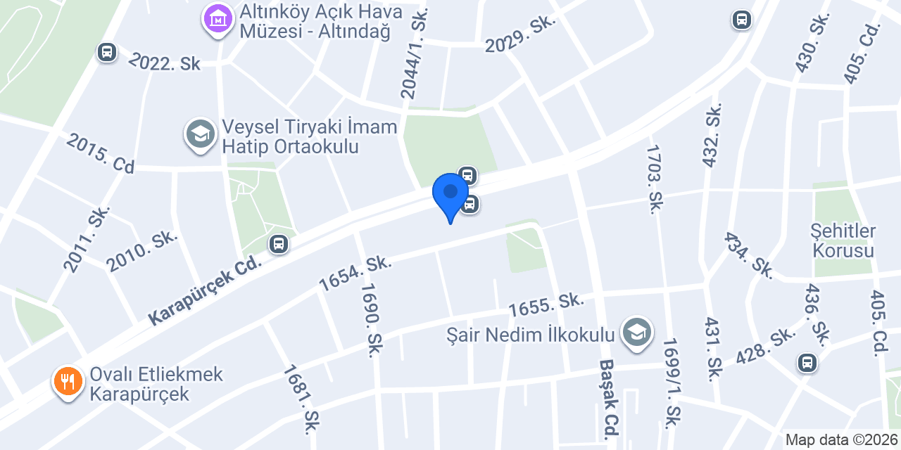 Tunca Oto Lastik konumu