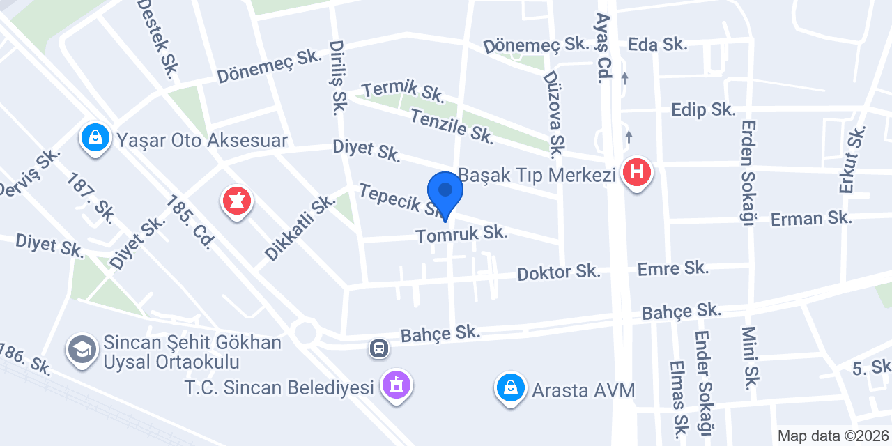 Ahm Okyanus Ekspres konumu