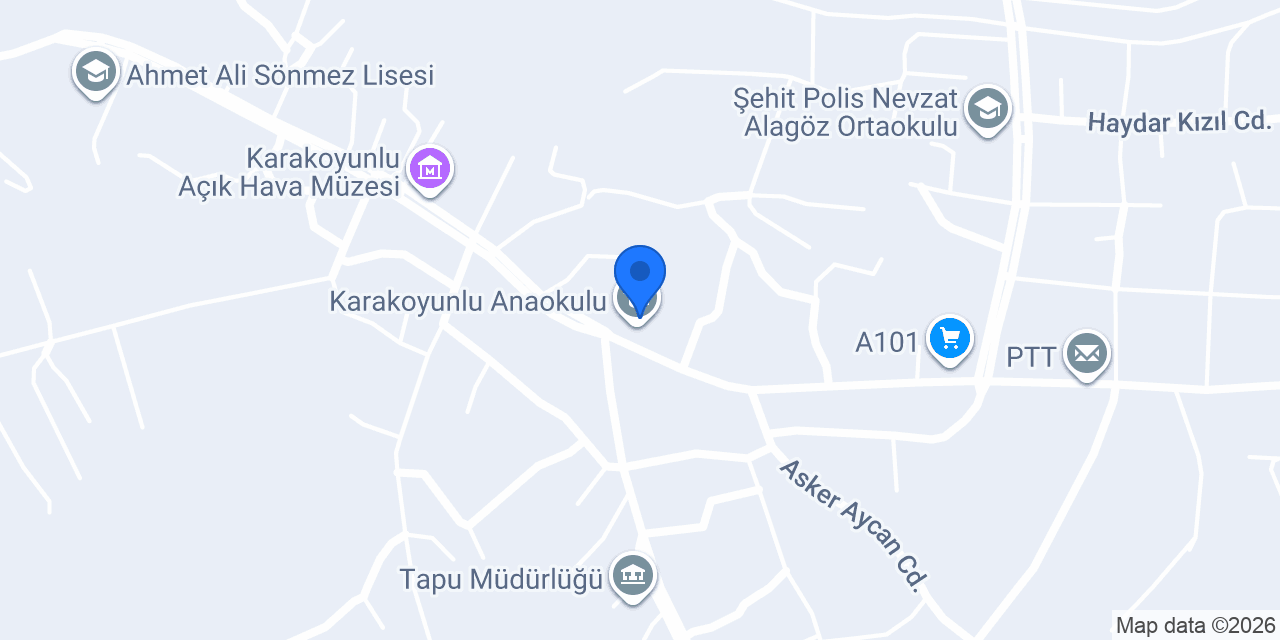 Karakoyunlu İlçe Emniyet Amirliği konumu