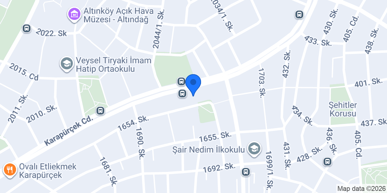 TUNÇ A.R. OTO konumu