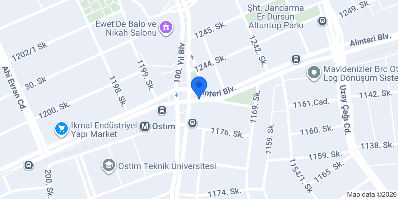 Ankara Panel Çit - Öztelpan konumu