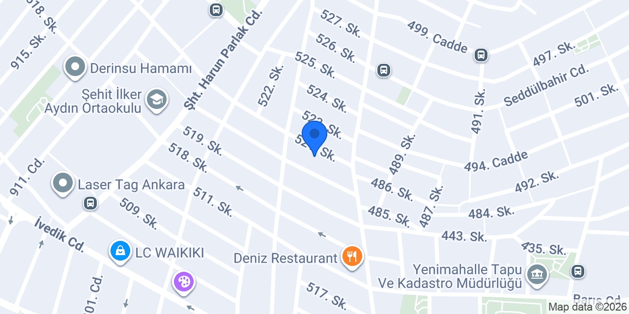 Yenimahalle Elife Mehmet Kahraman Aile Sağlık Merkezi konumu