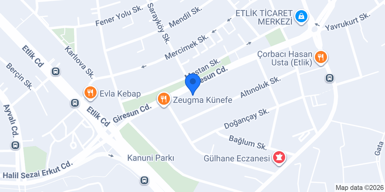 Super Bubble Waffle Etlik konumu