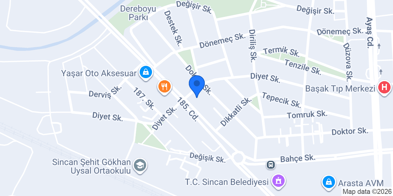 Aslan Hırdavat konumu