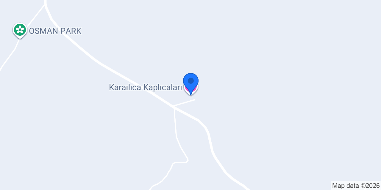 Karaılıca Kaplıcaları konumu