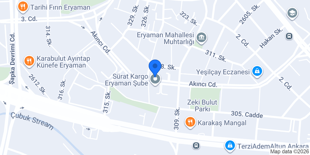 Özmen Elektrik ve Yapı Market konumu