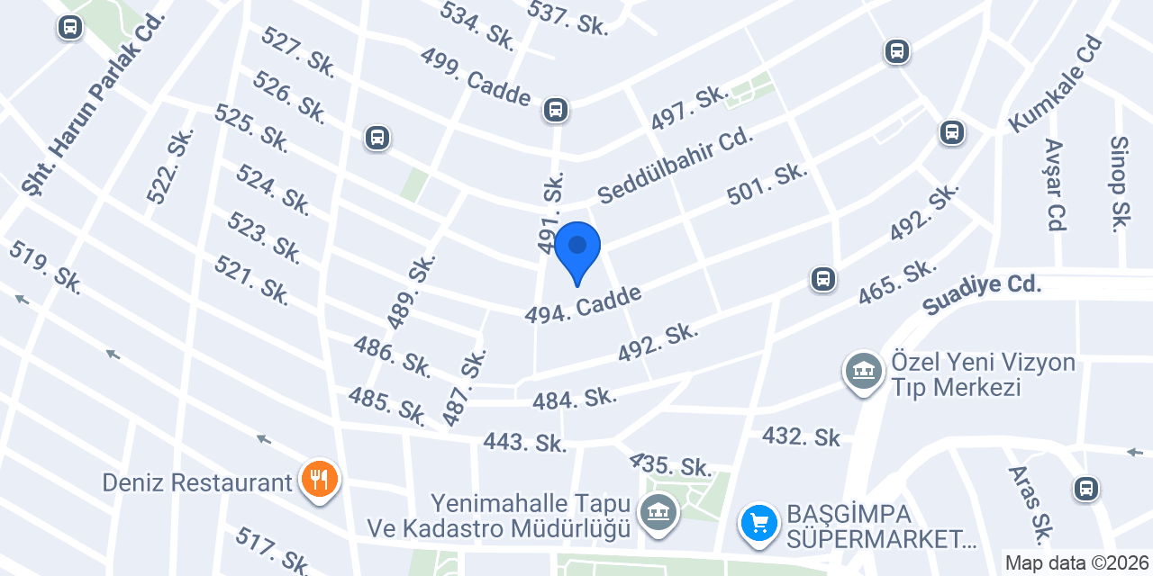 Anadolu Ortaokulu konumu