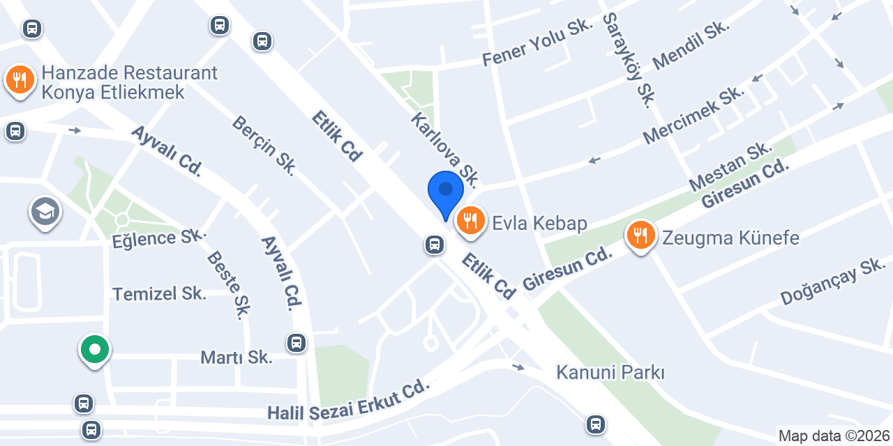 Efrin Butik konumu