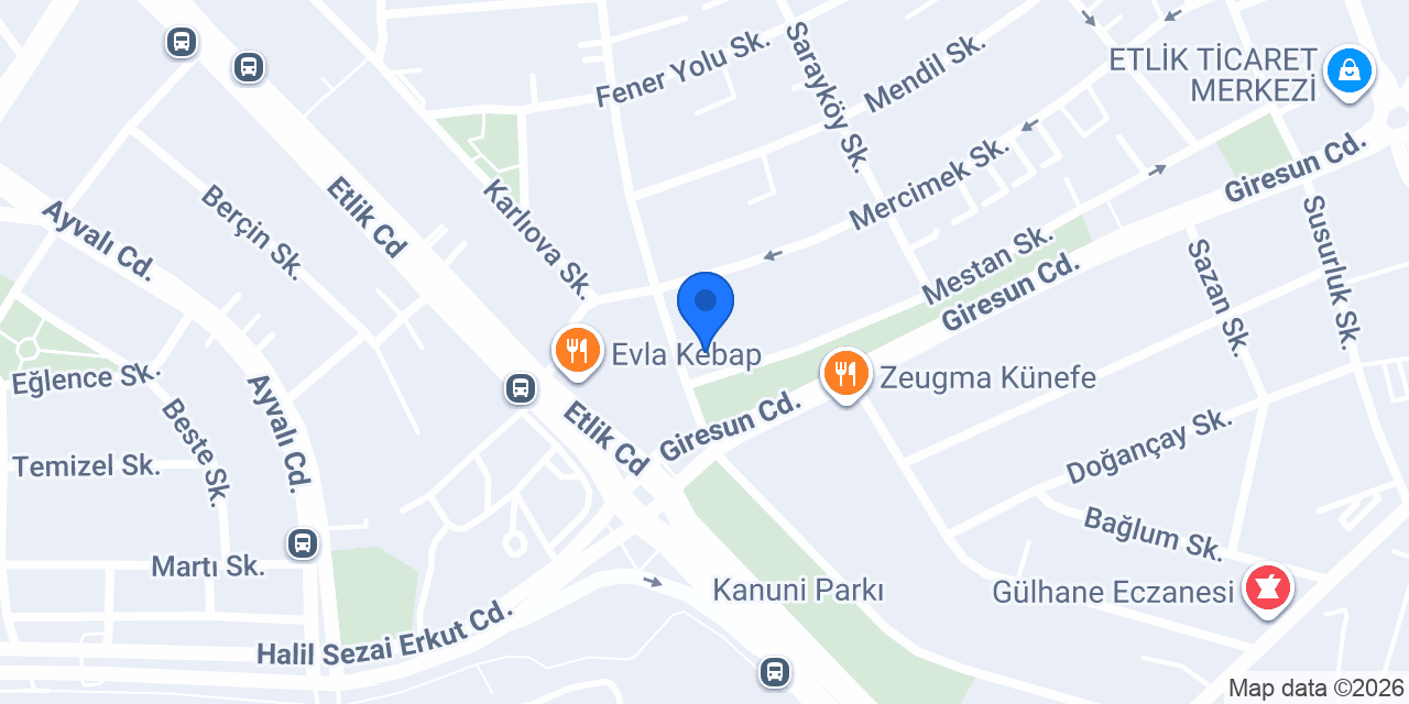Meto Dondurma konumu