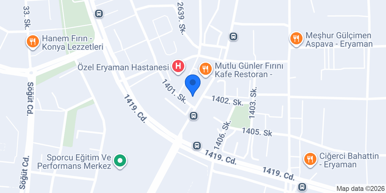 Eryaman Önem Kurs ve Etüt Merkezi konumu