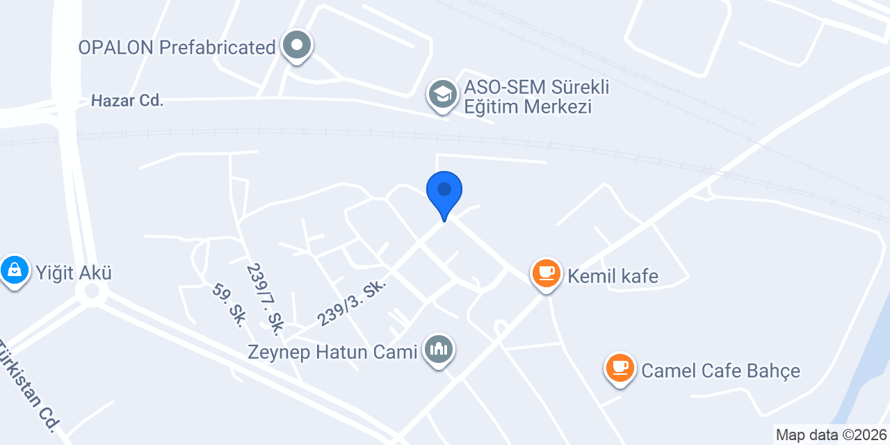 Bağlıca Panel Çit konumu