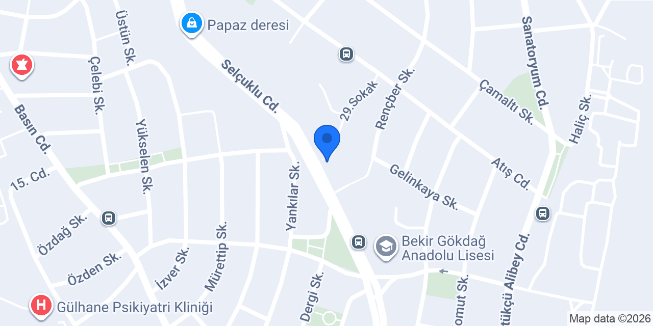 Selçuklu-Akyurt Süpermarket konumu