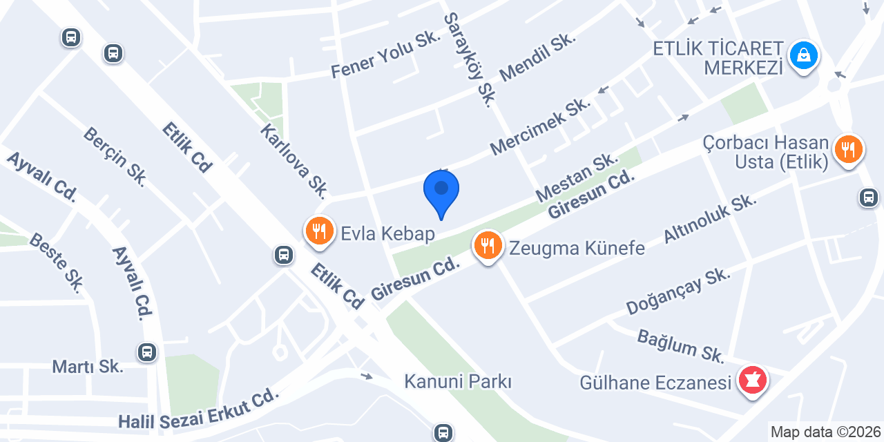 Ziraat Bankası Aşağı Eğlence Şubesi konumu