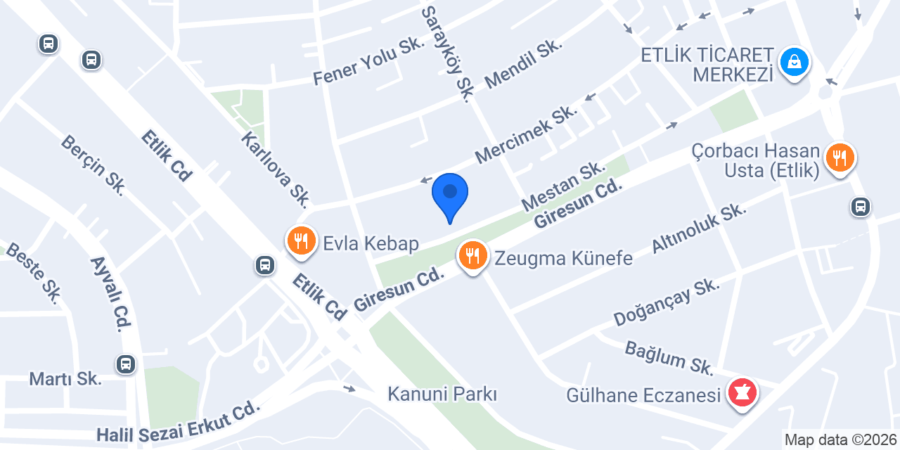 Psk. Dan. Furkan Üstün konumu
