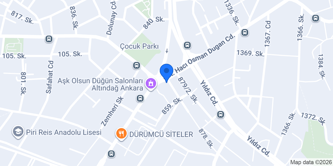 Gurme Mutfak Ankara Altındağ konumu