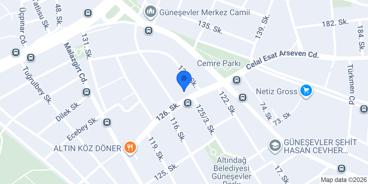 Öz Urfa Kebap konumu