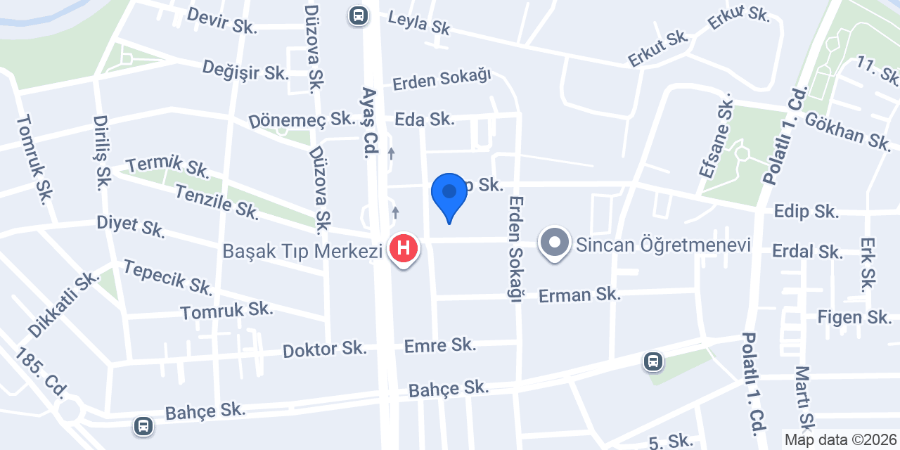 Sincan Yıldız Aile Sağlık Mrk. konumu
