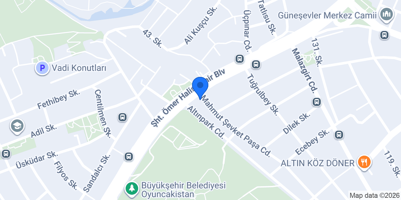Devrez Sürücü Kursu konumu