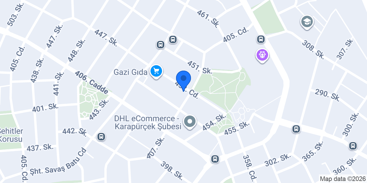 Karapürçek Polis Merkezi Amirliği konumu
