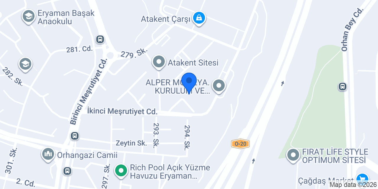 Eryaman Çekici konumu