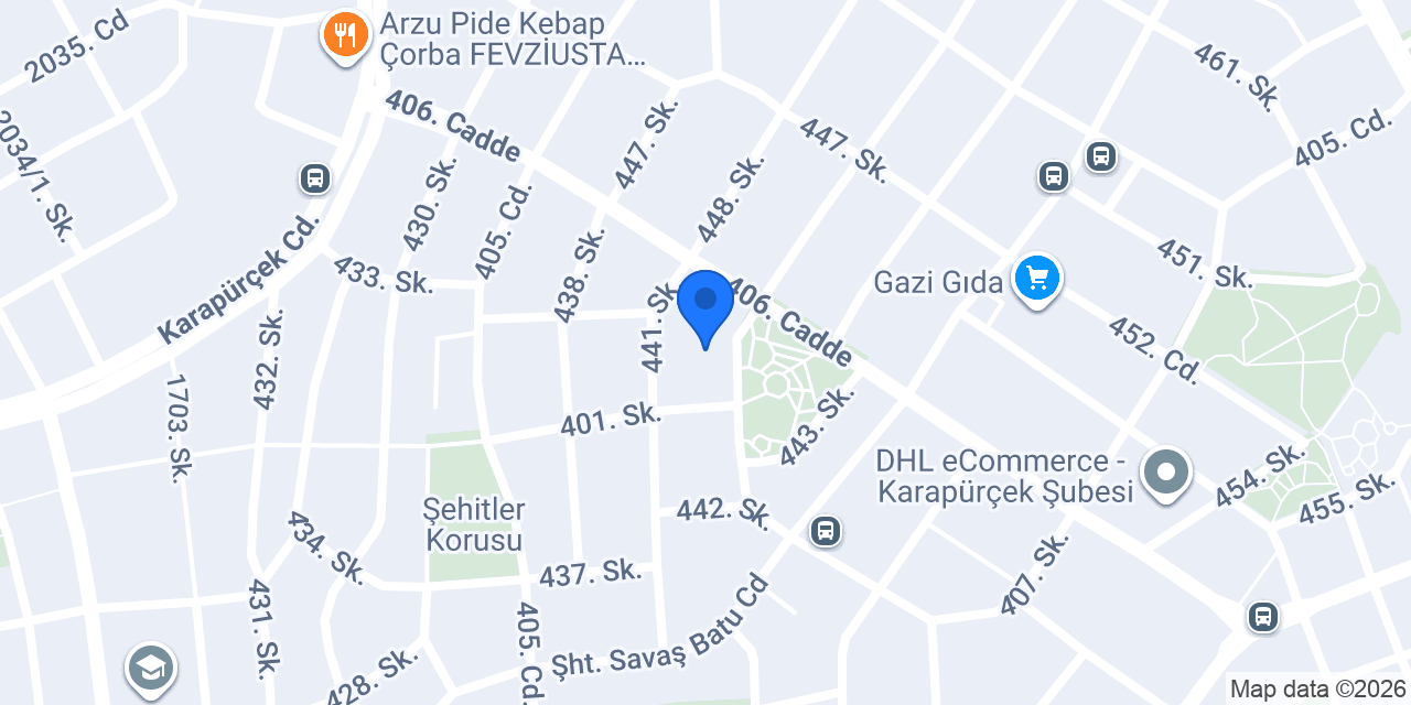 Karapürçek Sürücü Kursu konumu