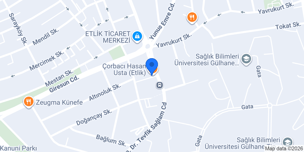 Çorbacı Hasan Usta (Etlik) konumu