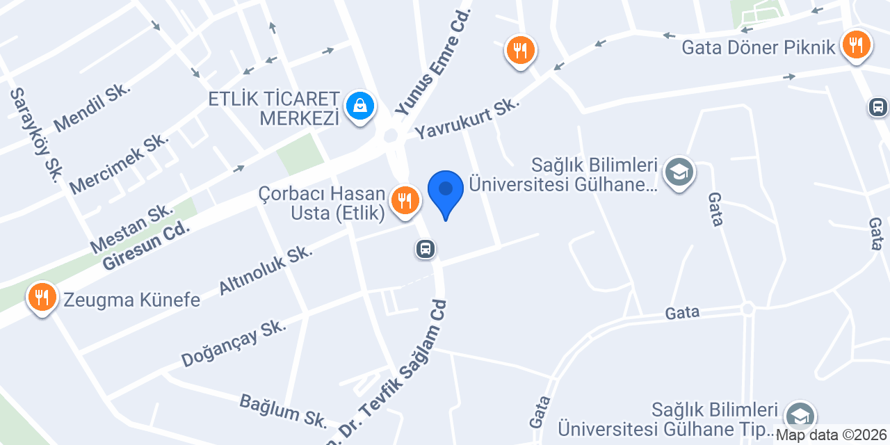 Doç. Dr. Cihat Özcan konumu
