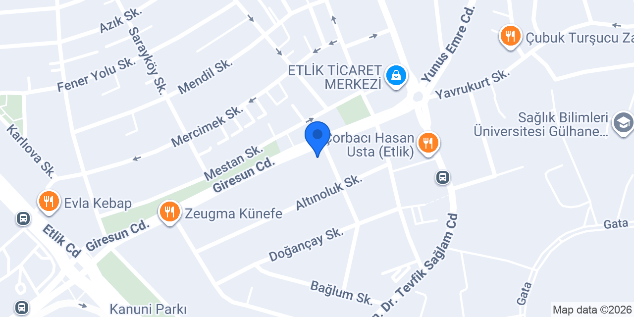 La pizzeria tt konumu