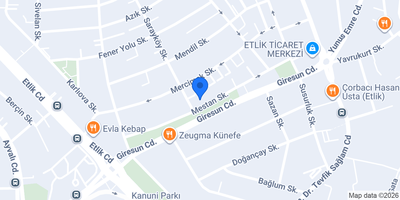 Diş Hekimi Seda Şişman konumu