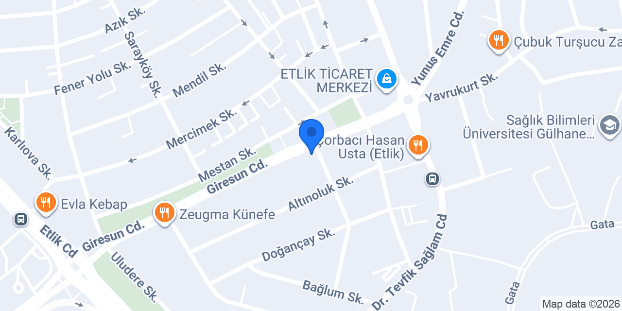CADDE ETLİK GİYİM konumu
