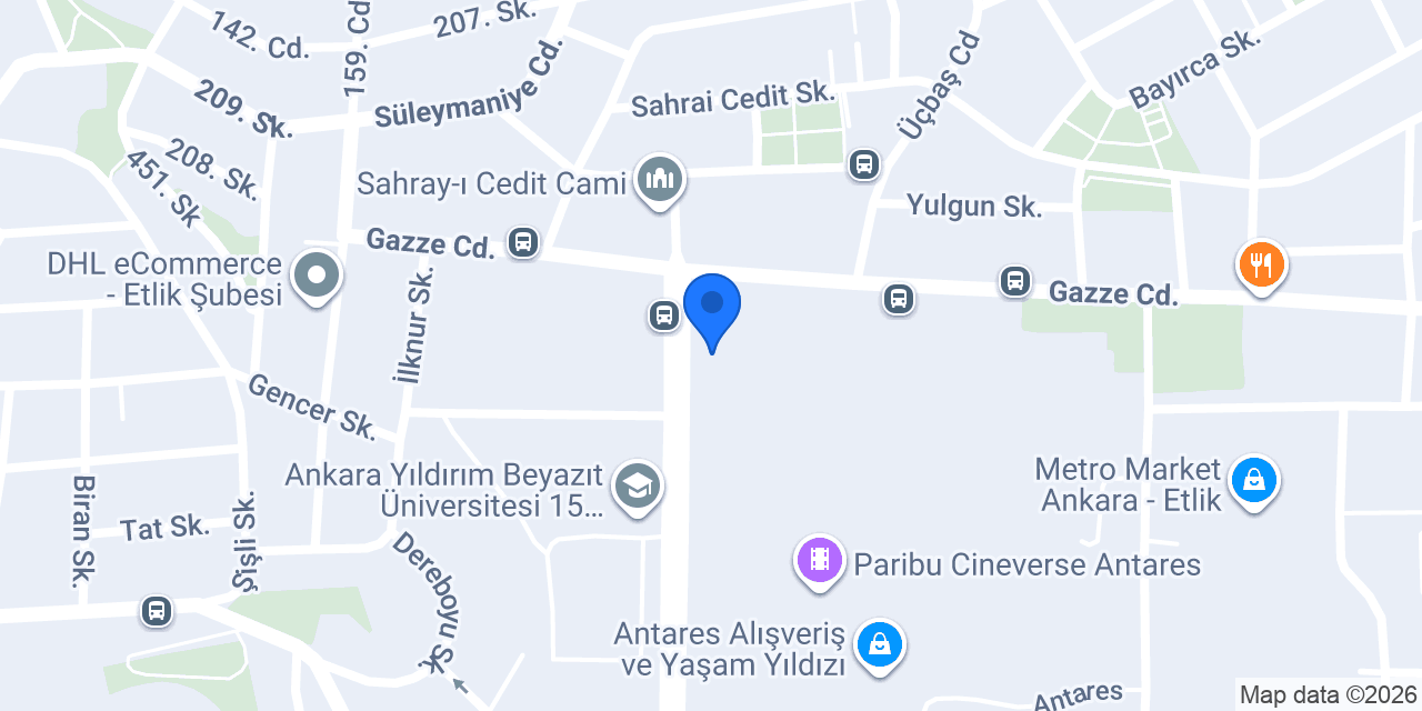 Çikolata Evim Etlik konumu