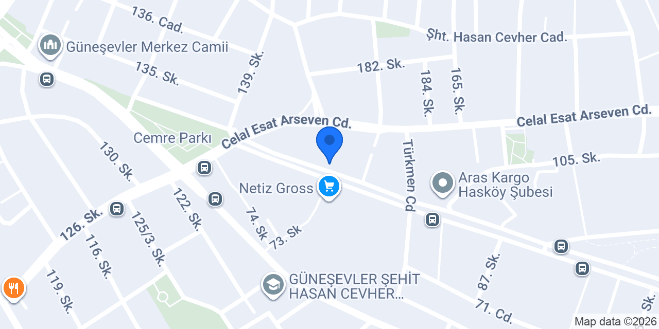 Zerafet Boutique konumu