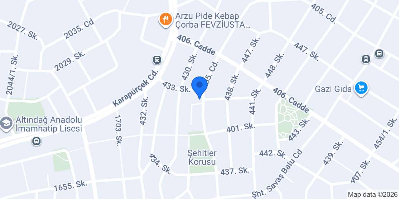 Eslina Organizasyon konumu