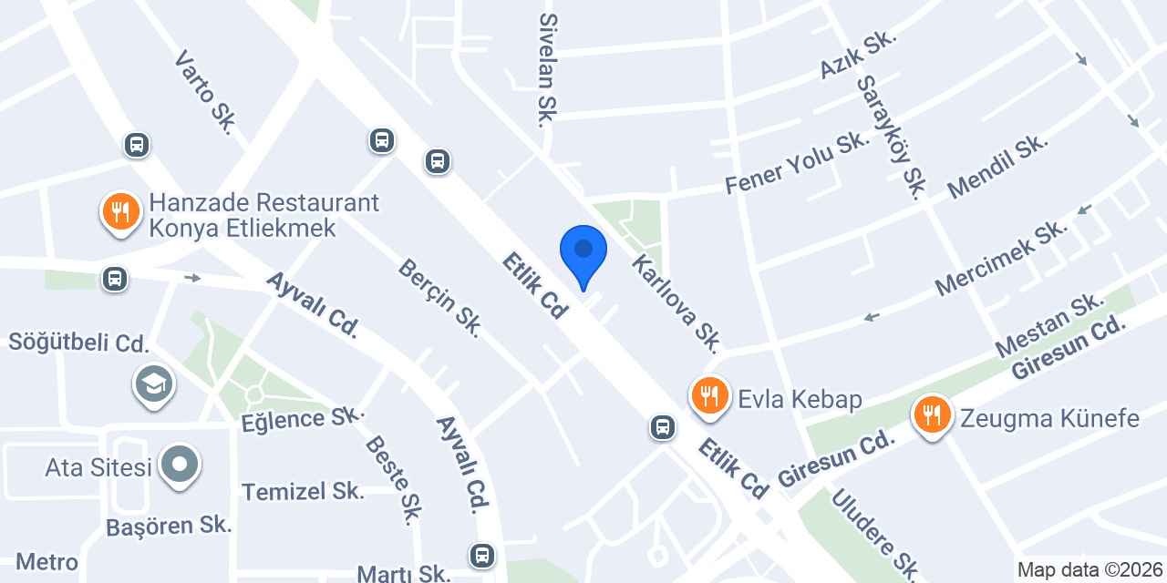 Birkan Erkek Kuaförü konumu