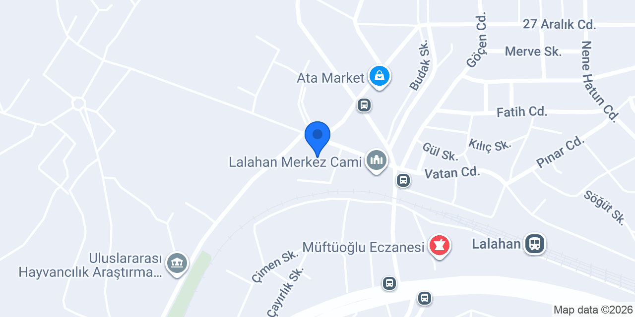 Lalahan Belediyesi konumu