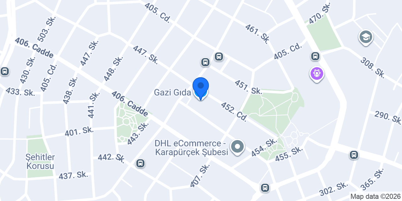Gazi Gıda konumu