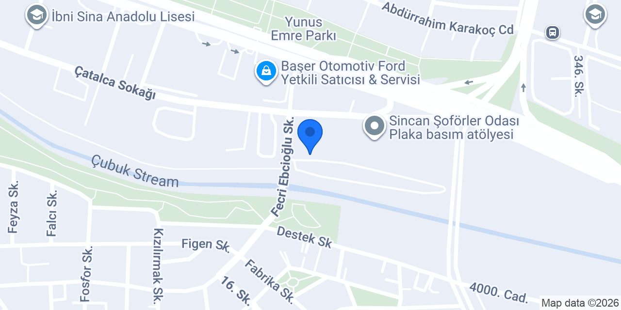 İşlemeler Otomotiv konumu