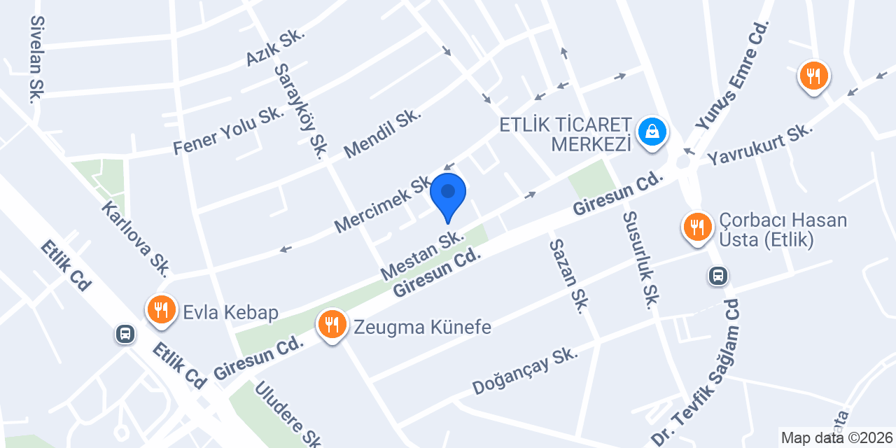 Ankara Kavurma & Tantuni konumu